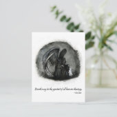 TODESANGEL POSTKARTE (Stehend Vorderseite)