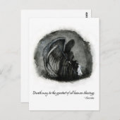 TODESANGEL POSTKARTE (Vorne/Hinten)