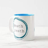 Todesatem lustig zweifarbige tasse (Vorderseite Links)