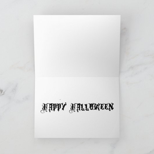 Todesbrief Halloween Feiertagskarte (Innenseite)