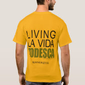 Todesca/Sonnenaufgang (klein auf Front) T-Shirt (Rückseite)