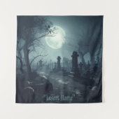 Todesdomäne: Ein unheimlicher Friedhof Wandteppich (Vorderseite)