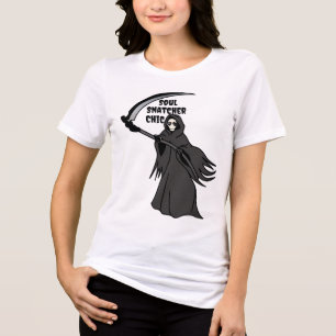 Todesengel-Seelenfänger-Shirt Lustiges Chic-T-Sh Tri-Blend Shirt
