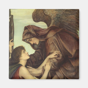 Todesengel von Evelyn De Morgan Magnet