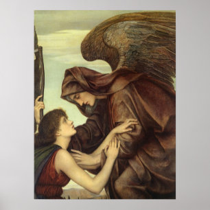 Todesengel von Evelyn De Morgan Poster