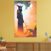 Todeserwärmung Leinwanddruck (Insitu (Wohnzimmer))