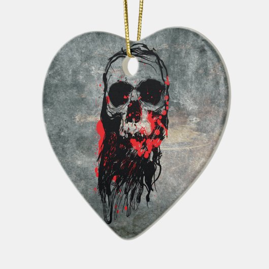 Todesfall Keramik Ornament (Links)