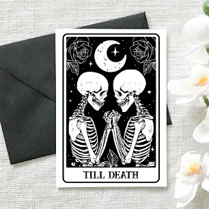 Todesfall Tarot Gothic Verlobung & Hochzeit Karte