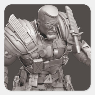 Todesfallalternative Quadratischer Aufkleber