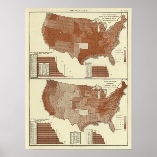 Todesfälle, Atemwege, Verbrauch Poster (Vorne)