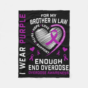 Todesfälle Durch Überdosen Beenden Awareness-Shirt Fleecedecke