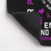 Todesfälle Durch Überdosen Beenden Awareness-Shirt Mousepad (Ecke)