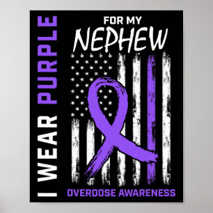 Todesfälle durch Überdosen beenden Awareness-Shirt Poster