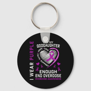Todesfälle durch Überdosen beenden Awareness-Shirt Schlüsselanhänger
