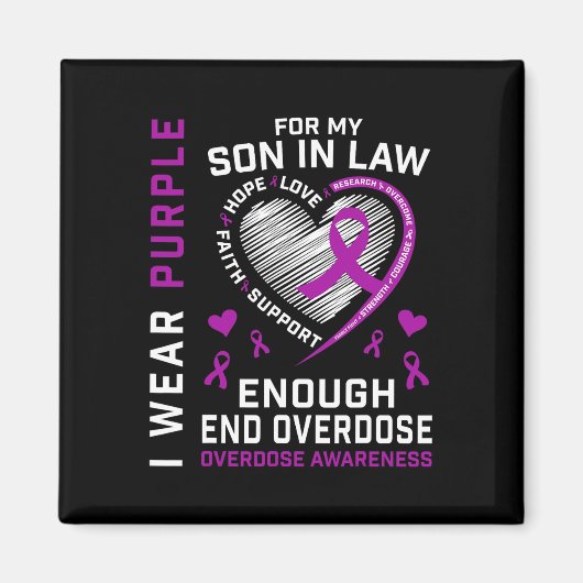 Todesfälle Durch Überdosierung Beenden Awareness-S Magnet (Vorne)