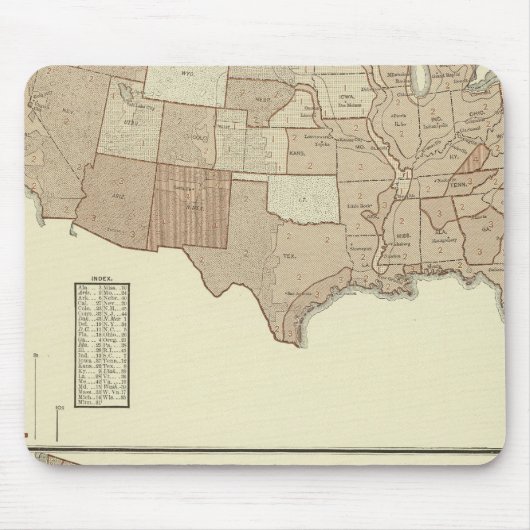 Todesfälle, Keuchhusten, Masern Mousepad (Vorne)