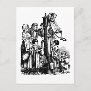 Todesfälle - Vintage Postkarte