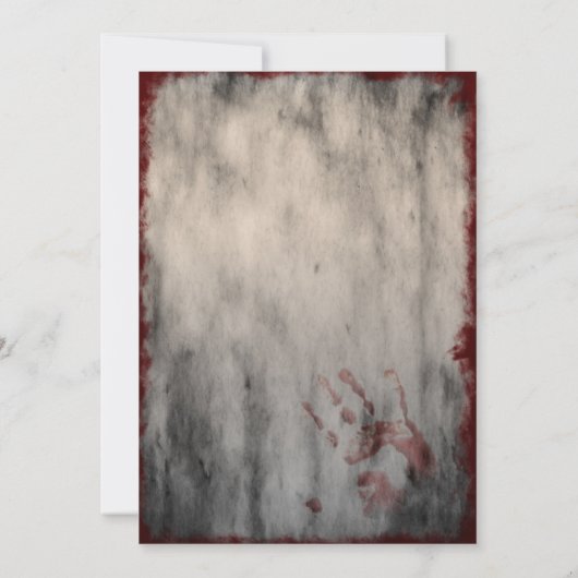 Todesfrühes Party Einladung (Rückseite)