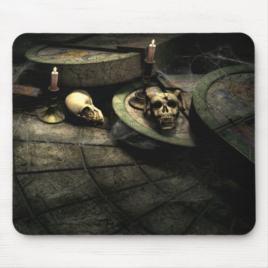Todesgebiets-gotische Kunst Mousepad (Vorne)