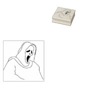 Todesgeist-Illustrationskunststempel Gummistempel (Stempel)