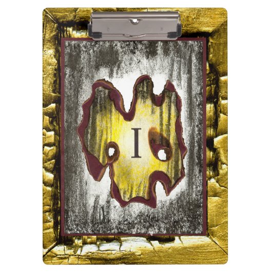 Todesgel Klemmbrett (Vorderseite)