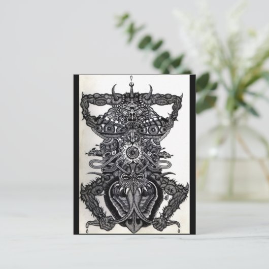 Todesgel postkarte (Stehend Vorderseite)