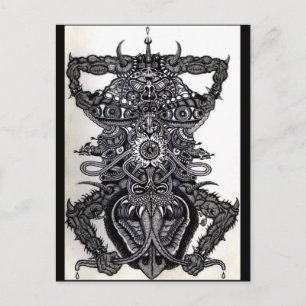 Todesgel postkarte