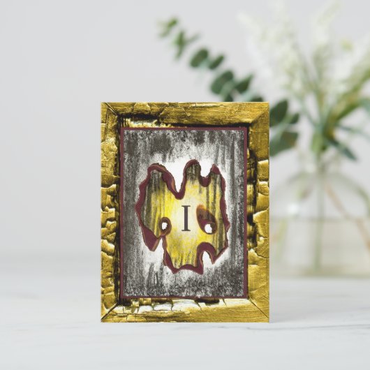 Todesgel Postkarte (Stehend Vorderseite)