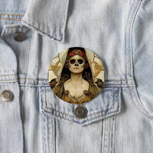 Todesgotische Horror Button (Beispiel)