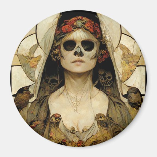 Todesgotische Horror Magnet (Vorne)