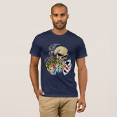 Todeshändler-Skelett-Shirt T-Shirt (Vorne ganz)