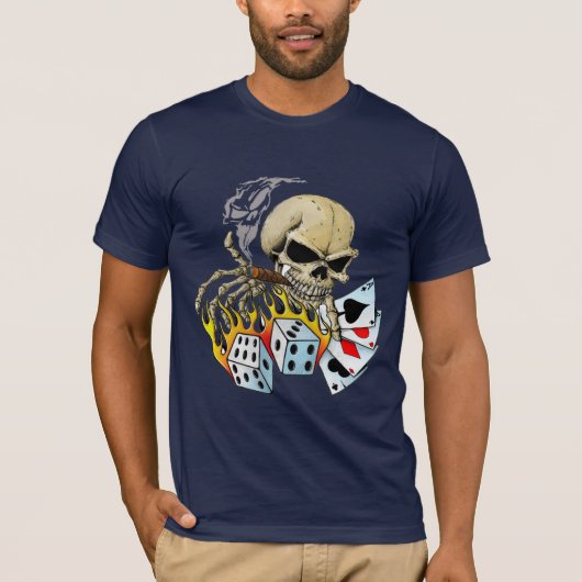 Todeshändler-Skelett-Shirt T-Shirt (Vorderseite)