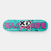 Todeskillin! Girl Face Skateboard  (Horizontal)
