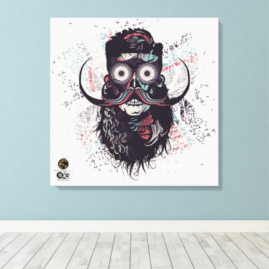 Todeskopf G-Skulls Renegade Series 11 of 12 Leinwanddruck (Insitu (Holzboden))