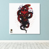 Todeskopf G-Skulls Renegade Series 12 of 12 Leinwanddruck (Insitu (Holzboden))