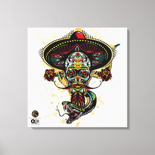 Todeskopf G-Skulls Renegade Series 4 of 12 Leinwanddruck (Vorderseite)