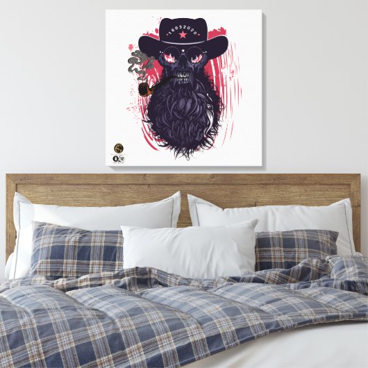 Todeskopf G-Skulls Renegade Series 8 of 12 Leinwanddruck (Insitu (Schlafzimmer))