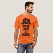 Todeskopf Hipster Zitat Trust T-Shirt (Vorne ganz)
