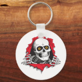 Todeskopf Schlüsselanhänger (Vorderseite)