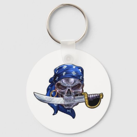 Todeskopf Schlüsselanhänger (Vorderseite)