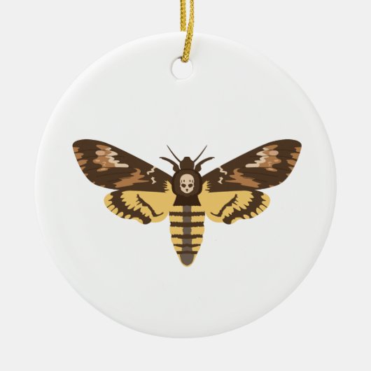 Todeskopfmoth Keramik Ornament (Vorne)