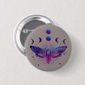 Todeskopfmoth Occult Button (Vorne & Hinten)