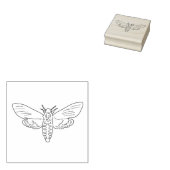 Todeskopfmotte Gummistempel (Stempel)