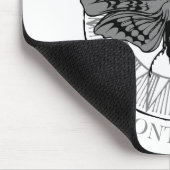Todeskopfmotte Mousepad (Ecke)