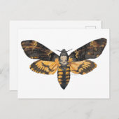 Todeskopfpostkarte Postkarte (Vorne/Hinten)