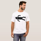 Todesmann auf Bodenikone T-Shirt (Vorne ganz)