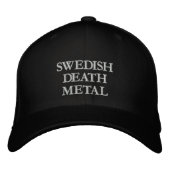 TODESMETAL BESTICKTE KAPPE (Vorderseite)