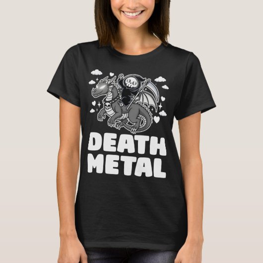 Todesmetalddrache T-Shirt (Vorderseite)