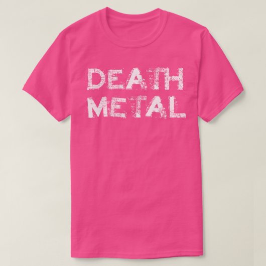 Todesmetalletikett T-Shirt (Design vorne)