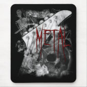 Todesmetallgitarre Mousepad (Vorne)